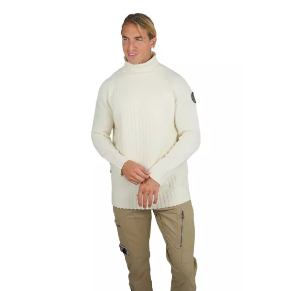 Pull Over Blanc Stevenson Milford - Redskins x Patrouille de France