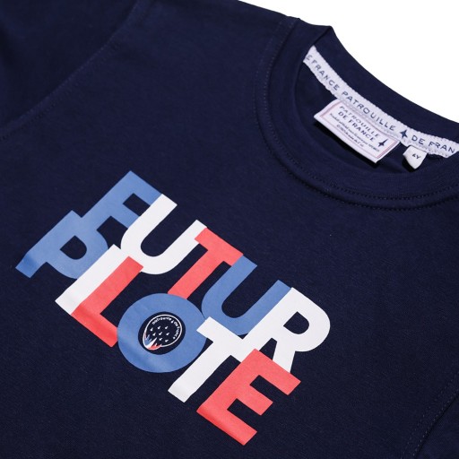 T-shirt Enfant Futur Pilote Bleu Marine - Patrouille de France