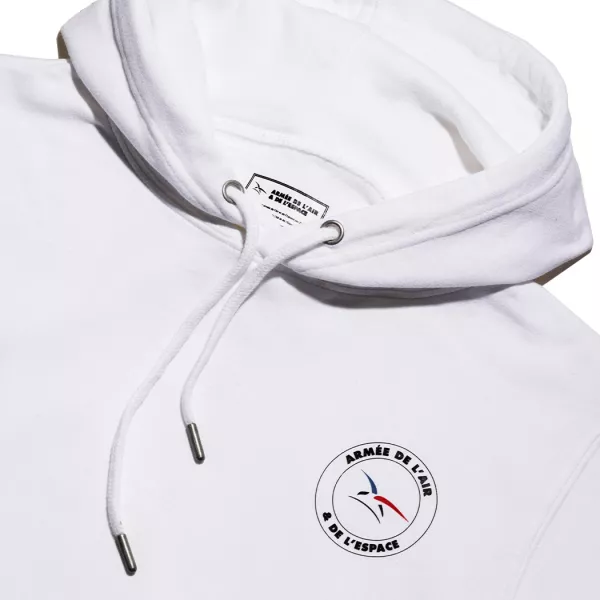 Sweat-shirt Logo Cœur Blanc - Armée de l'Air et de l'Espace