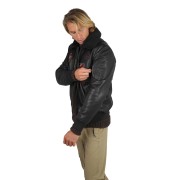 Blouson en Cuir Marron Ranger Alpha - Redskins x Patrouille de France