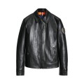 Blouson en Cuir Noir Guard Ycon - Redskins x Patrouille de France