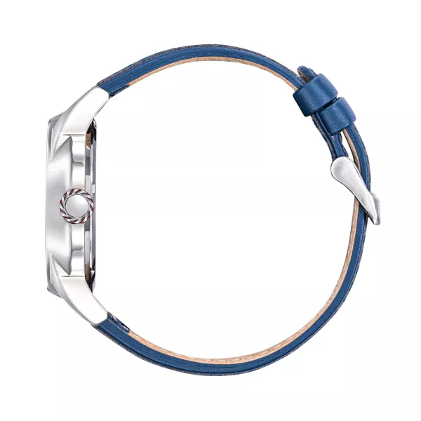 Montre Rafale Solo Display - Cadran Bleu et Bracelet Cuir Bleu