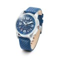 Montre Rafale Solo Display - Cadran Bleu et Bracelet Cuir Bleu