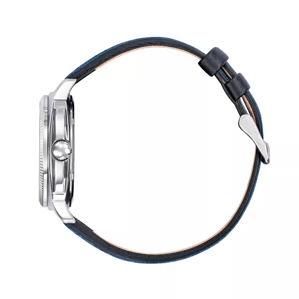 Montre Rafale Solo Display - Cadran Bleu et Bracelet Cuir Bleu