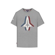 T-shirt Gris Chiné Flight Olyh - Redskins x Patrouille de France