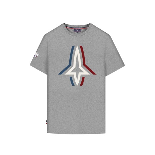 T-shirt Gris Chiné Flight Olyh - Redskins x Patrouille de France