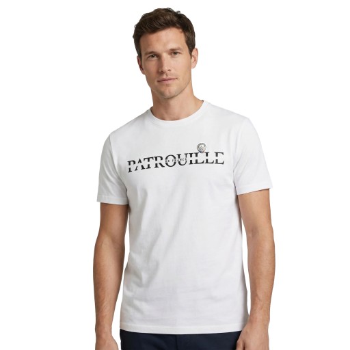 T-shirt Blanc Patrouille Saphir - Redskins x Patrouille de France