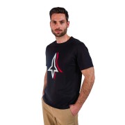 T-shirt Noir Flight Olyh - Redskins x Patrouille de France
