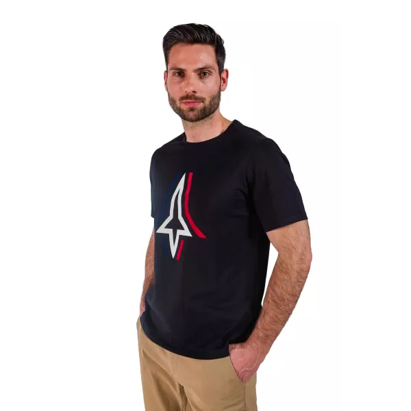 T-shirt Noir Flight Olyh - Redskins x Patrouille de France