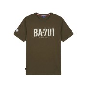 T-shirt Kaki BA-701 Mercerise - Redskins x Patrouille de France