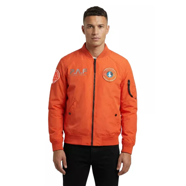 Blouson Orange Aerospace Astro - Redskins x Patrouille de France