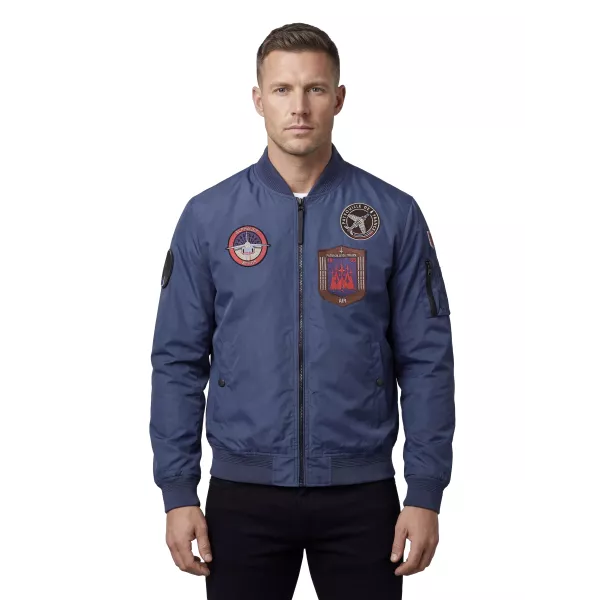 Blouson Bleu Océan Raptor Memory - Redskins x Patrouille de France