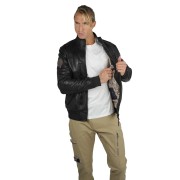 Blouson en Cuir Marron Captain Dity - Redskins x Patrouille de France