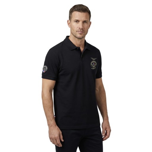 Polo Noir Officier Arc - Redskins x Patrouille de France