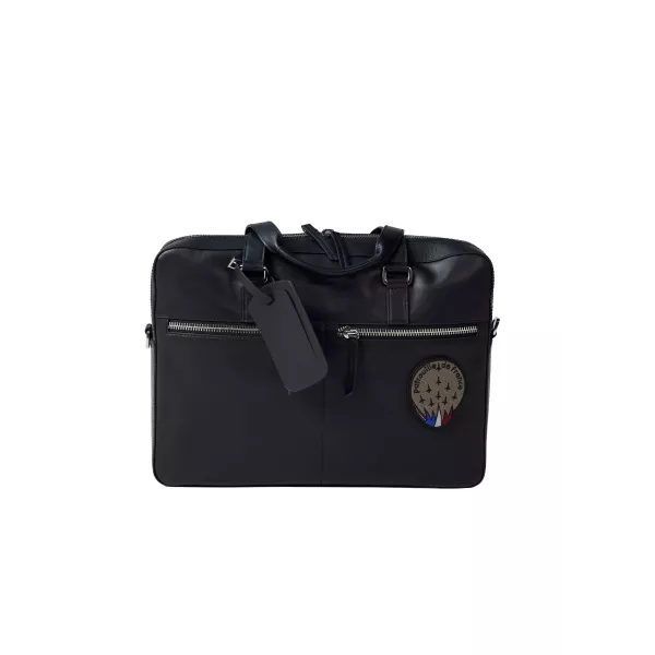 Sac en cuir Bleu Marine Messenger Spider - Redskins x Patrouille de France