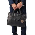 Sac en cuir Bleu Marine Messenger Spider - Redskins x Patrouille de France
