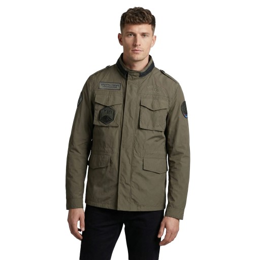 Blouson Kaki Clair Battle Crinkle - Redskins x Patrouille de France