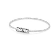 Bracelet Cable 9G Multi Alpha - Patrouille de France x le Gramme