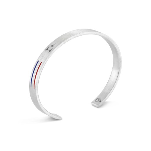 Bracelet Ruban 21G Skyline - Patrouille de France x le Gramme