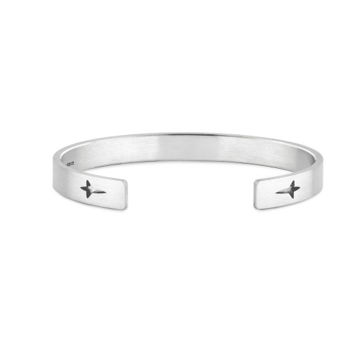 Bracelet Ruban 21G Perforé - Patrouille de France x le Gramme