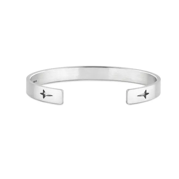 Bracelet Ruban 21G Perforé - Patrouille de France x le Gramme