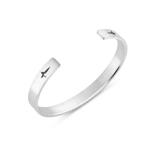 Bracelet Ruban 21G Perforé - Patrouille de France x le Gramme