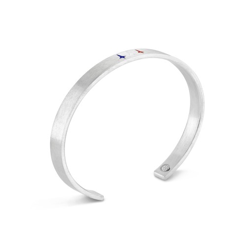 Bracelet Ruban 21G Tricolore - Patrouille de France x le Gramme