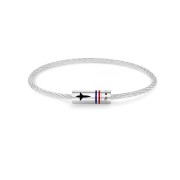 Bracelet Cable 9G Tricolore - Patrouille de France x le Gramme