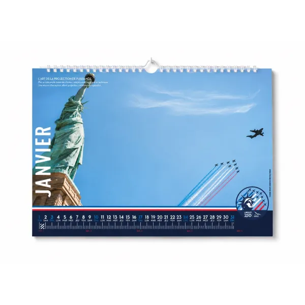 Précommande - Calendrier 2027 - Mission Liberté 250 - Photos Officielles