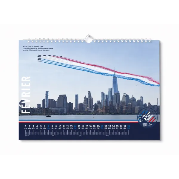 Précommande - Calendrier 2027 - Mission Liberté 250 - Photos Officielles