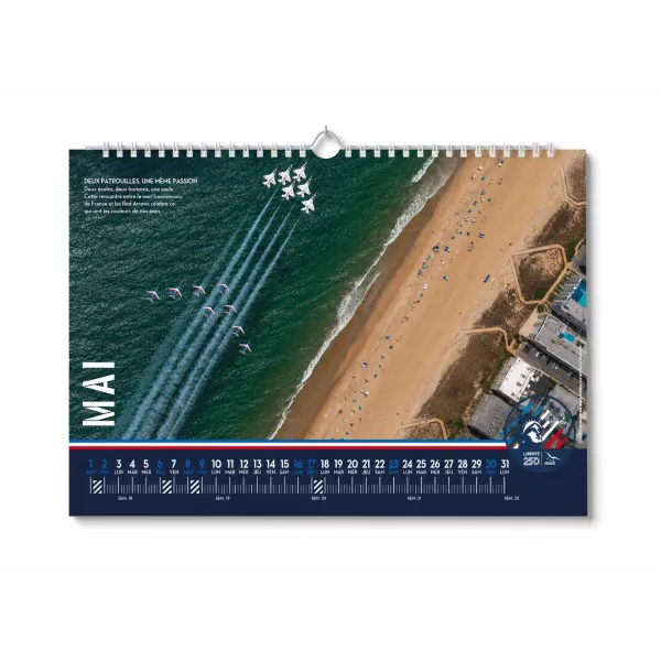 Précommande - Calendrier 2027 - Mission Liberté 250 - Photos Officielles