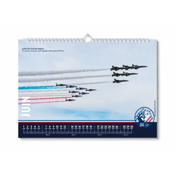 Précommande - Calendrier 2027 - Mission Liberté 250 - Photos Officielles