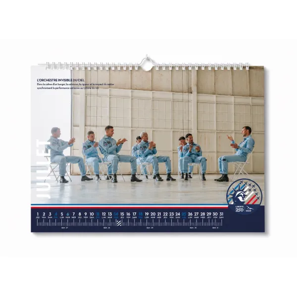 Précommande - Calendrier 2027 - Mission Liberté 250 - Photos Officielles