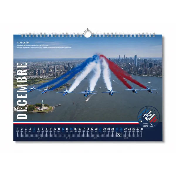 Précommande - Calendrier 2027 - Mission Liberté 250 - Photos Officielles