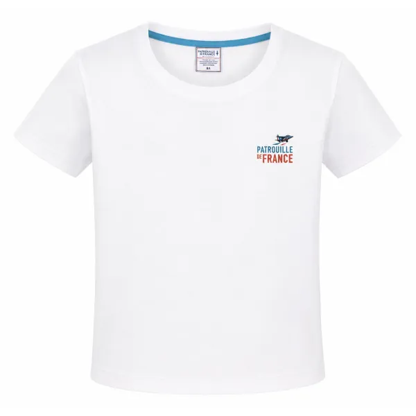 T-Shirt Enfant Blanc Vintage - Patrouille de France