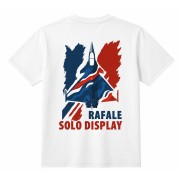 T-Shirt blanc Vintage - Rafale Solo Display