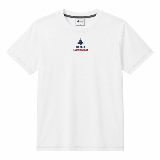 T-Shirt blanc Vintage - Rafale Solo Display