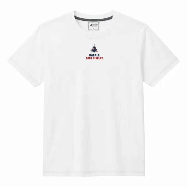 T-Shirt blanc Vintage - Rafale Solo Display