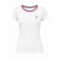 T-Shirt Femme Blanc Tricolore - Armée de l'Air et de l'Espace