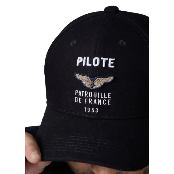 Casquette Staff Solar Bleu Marine - Redskins x Patrouille de France