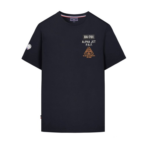 T-shirt Bleu Marine Eclipse Platine - Redskins x Patrouille de France