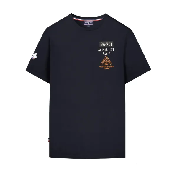T-shirt Bleu Marine Eclipse Platine - Redskins x Patrouille de France