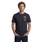 T-shirt Bleu Marine Eclipse Platine - Redskins x Patrouille de France