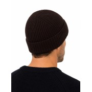 Bonnet Beanie Merinos Chocolat - Redskins x Patrouille de France