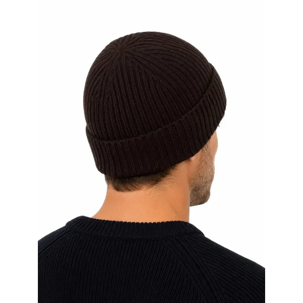 Bonnet Beanie Merinos Chocolat - Redskins x Patrouille de France