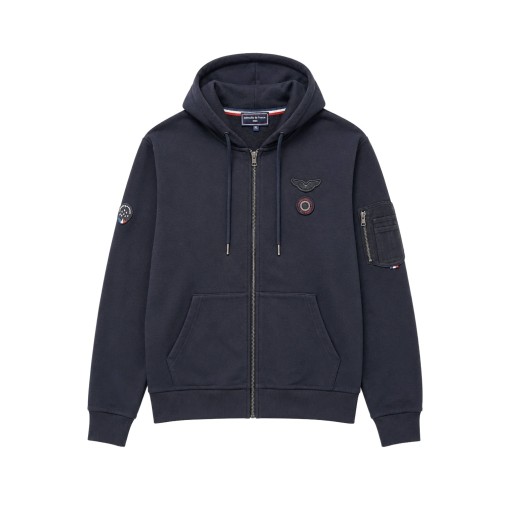 Sweat-shirt Bleu Marine Orion Supreme - Redskins x Patrouille de France
