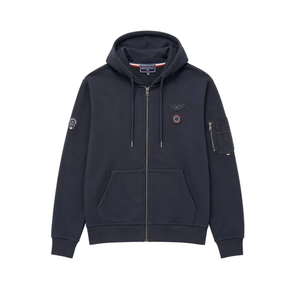 Sweat-shirt Bleu Marine Orion Supreme - Redskins x Patrouille de France