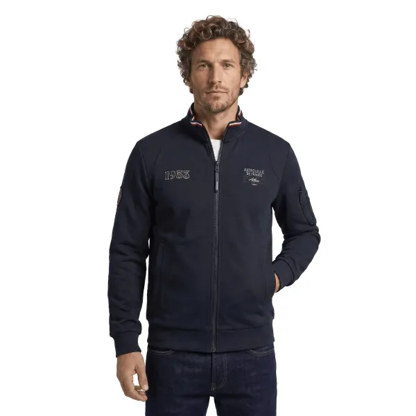 Sweat-shirt Bleu Marine Cockpit Supreme - Redskins x Patrouille de France