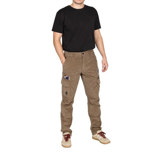 Pantalon Beige foncé Aix Corduroy - Redskins x Patrouille de France
