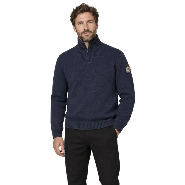 Pull Over Bleu Marine Curtiss Milford - Redskins x Patrouille de France
